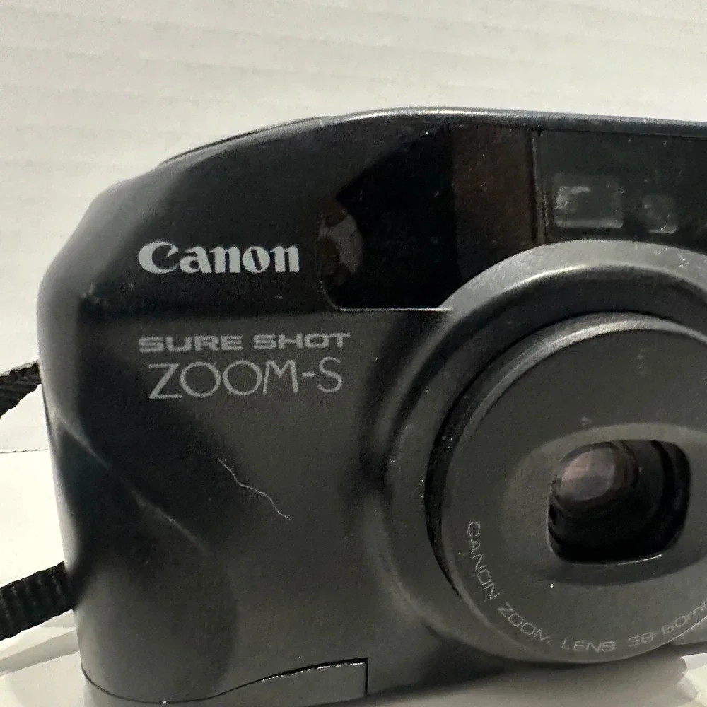 Canon Sure Shot Zoom-S 35mm Film Camera 38-60mm f/3.8-5.6 Japan Untested